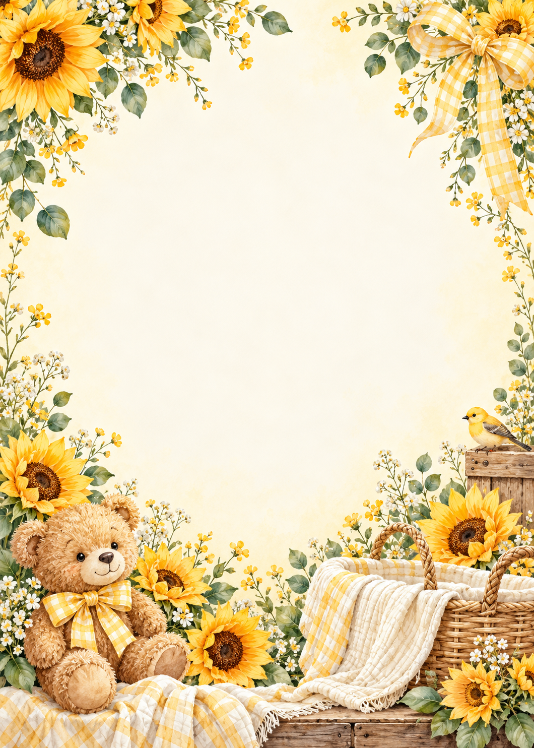 Little Sunshine invitation design artwork