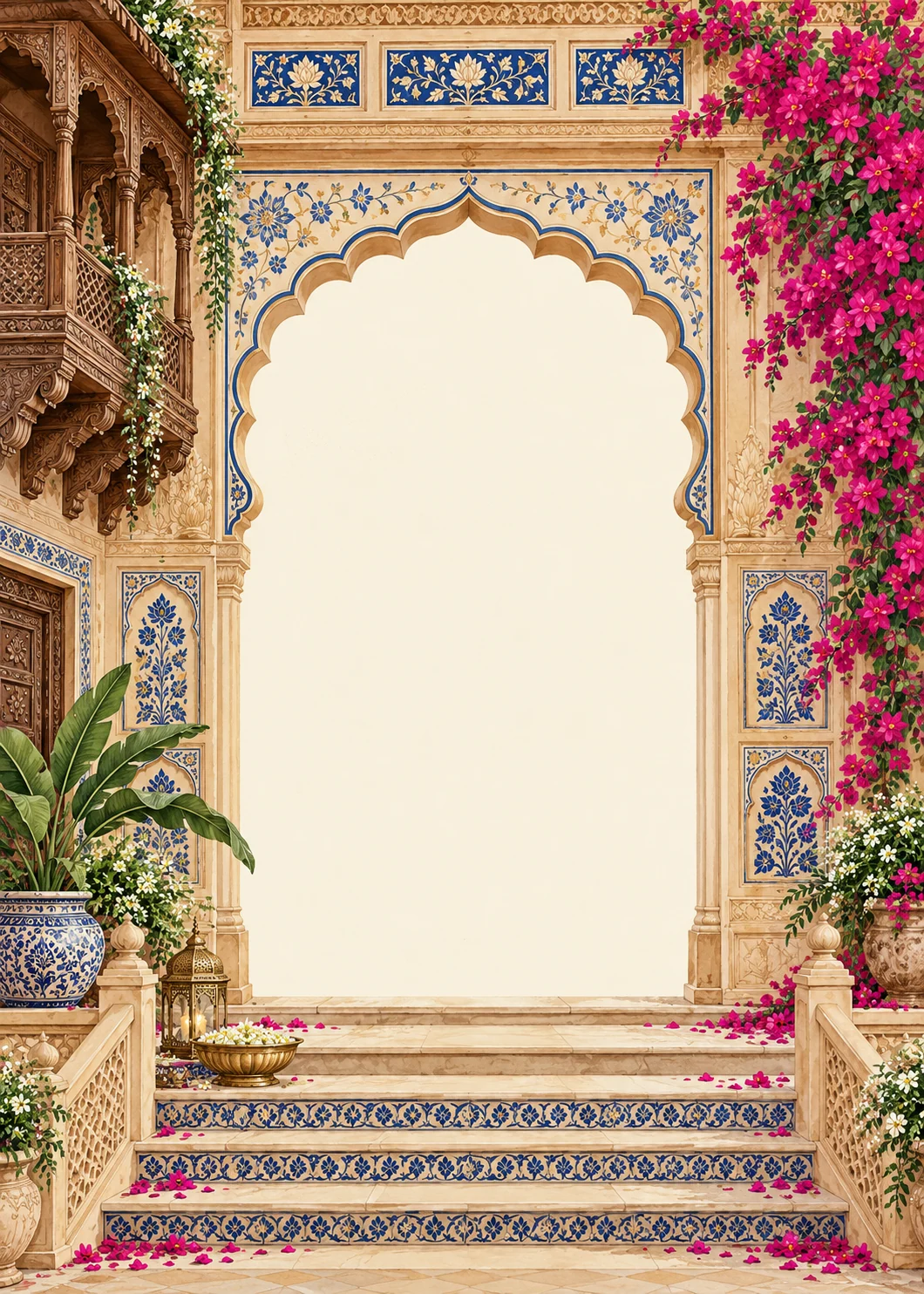Patiala Palace invitation design artwork